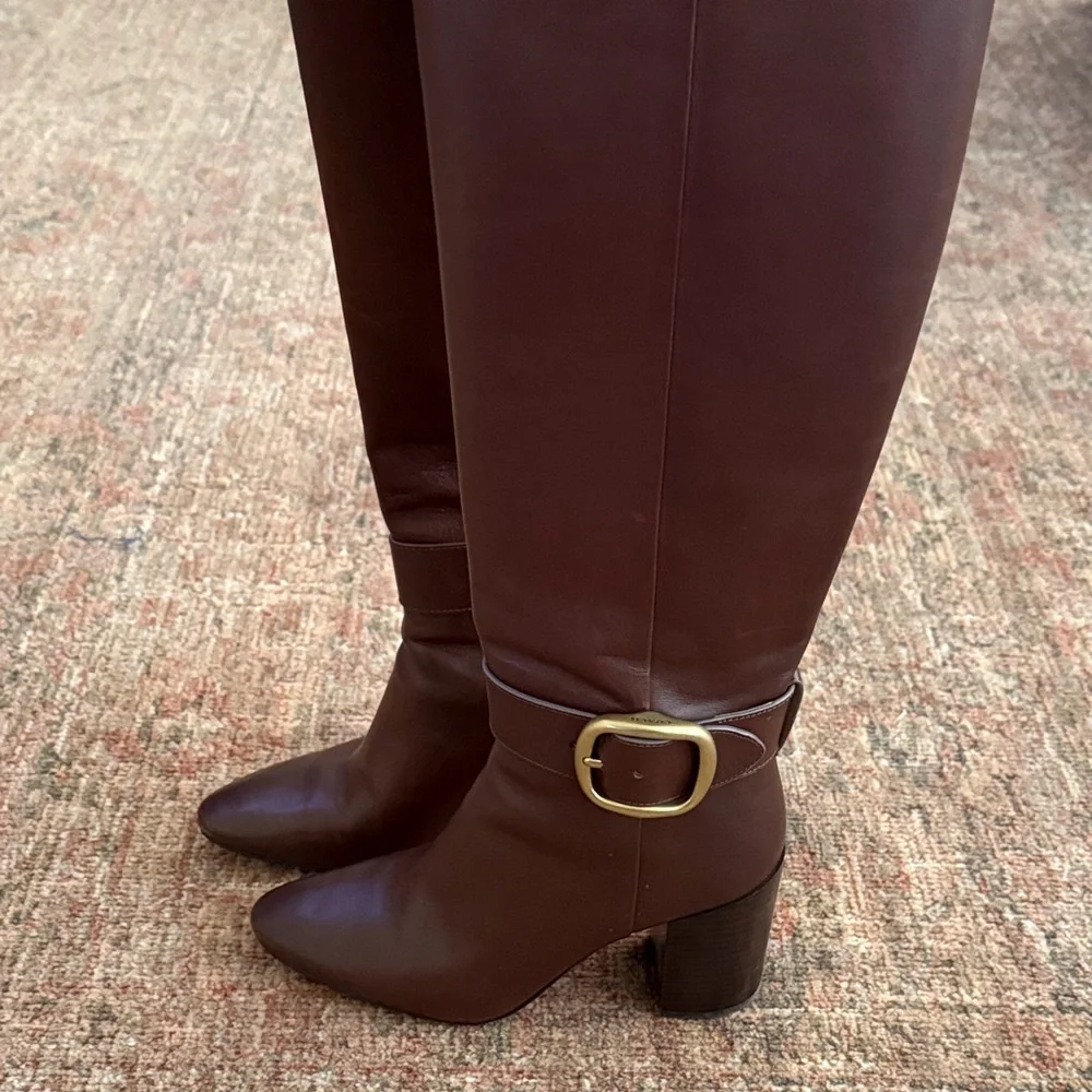 Coach Leather Riding Boots - Picture 8 of 8